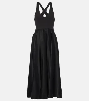 Alaia Cotton-blend midi dress