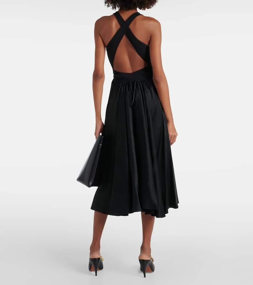 Alaia Cotton-blend midi dress