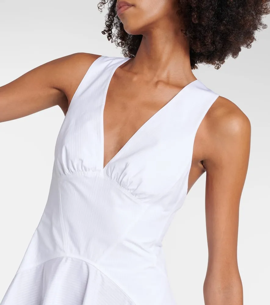 Alaia Cotton poplin midi dress
