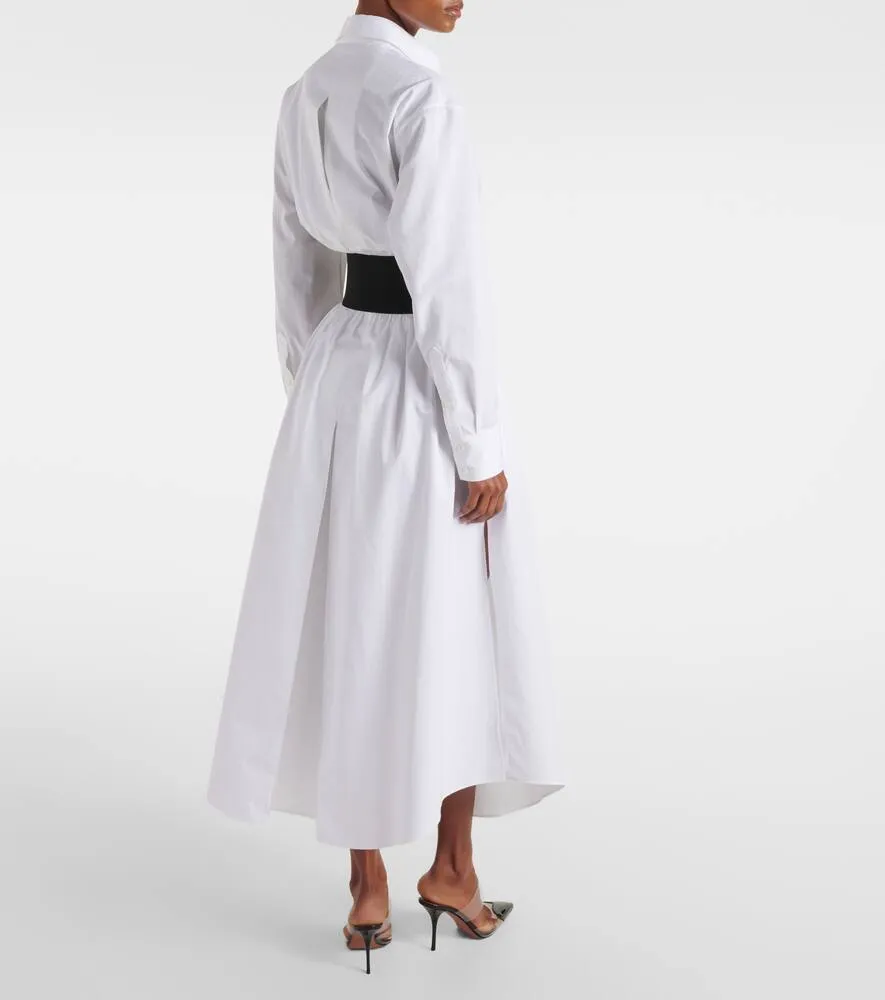 Alaia Cotton poplin shirt dress