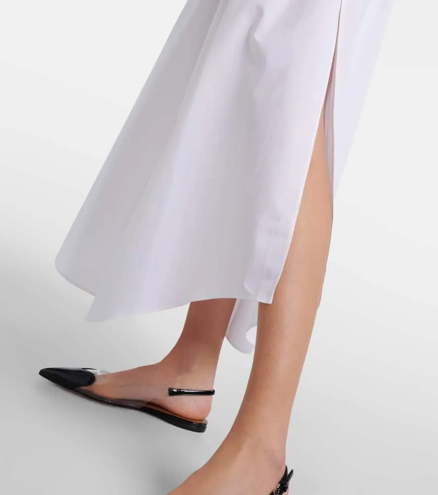 Alaia Cotton poplin shirt dress