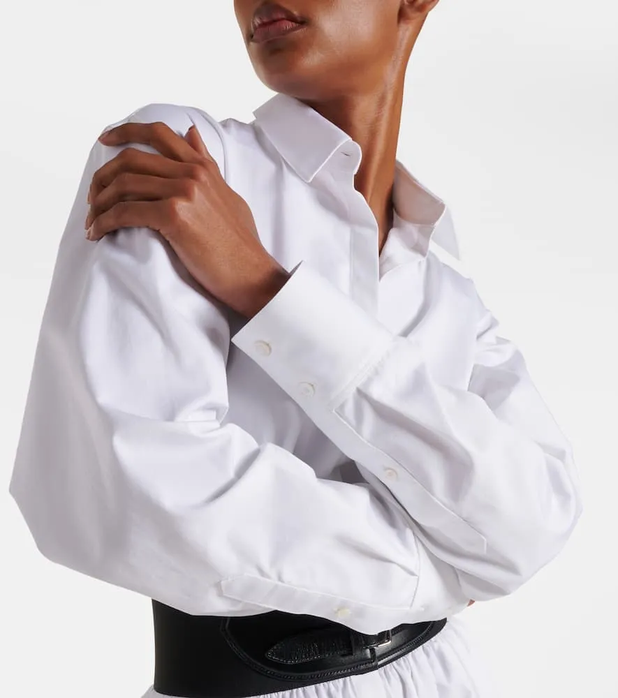 Alaia Cotton poplin shirt dress