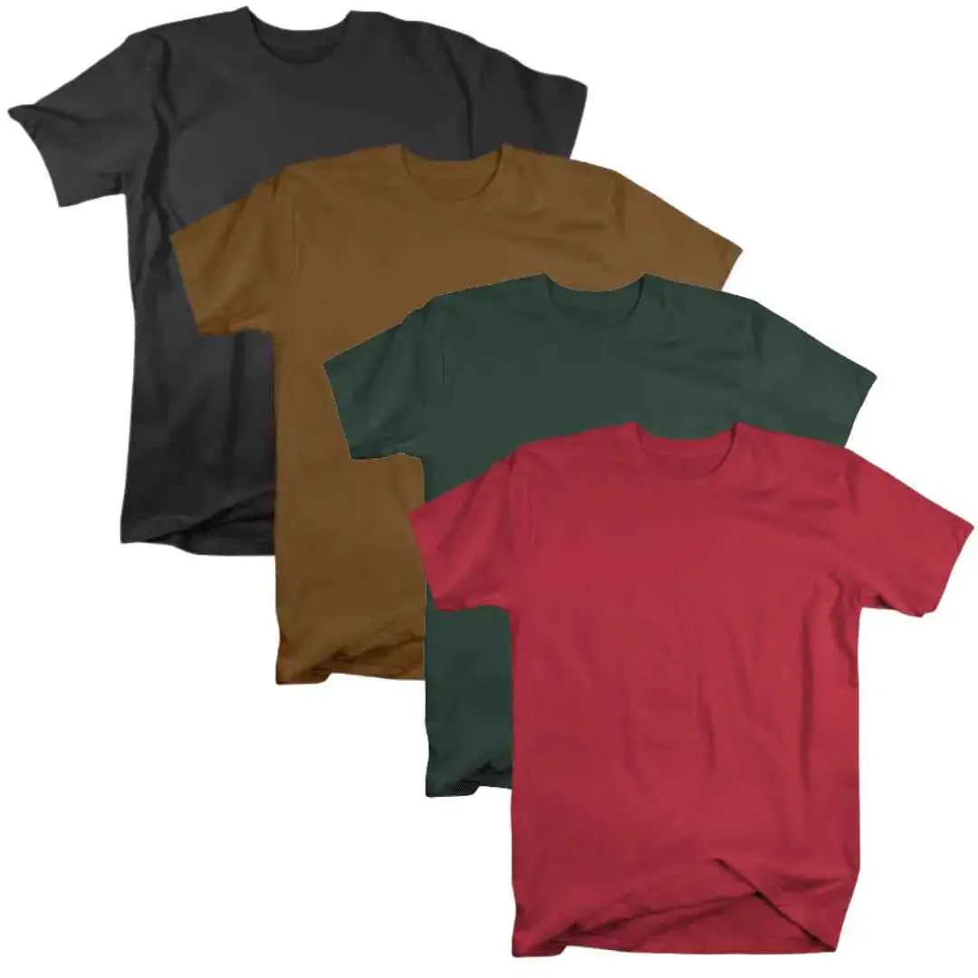 Bundle Of 4 Half Sleeves T-Shirt