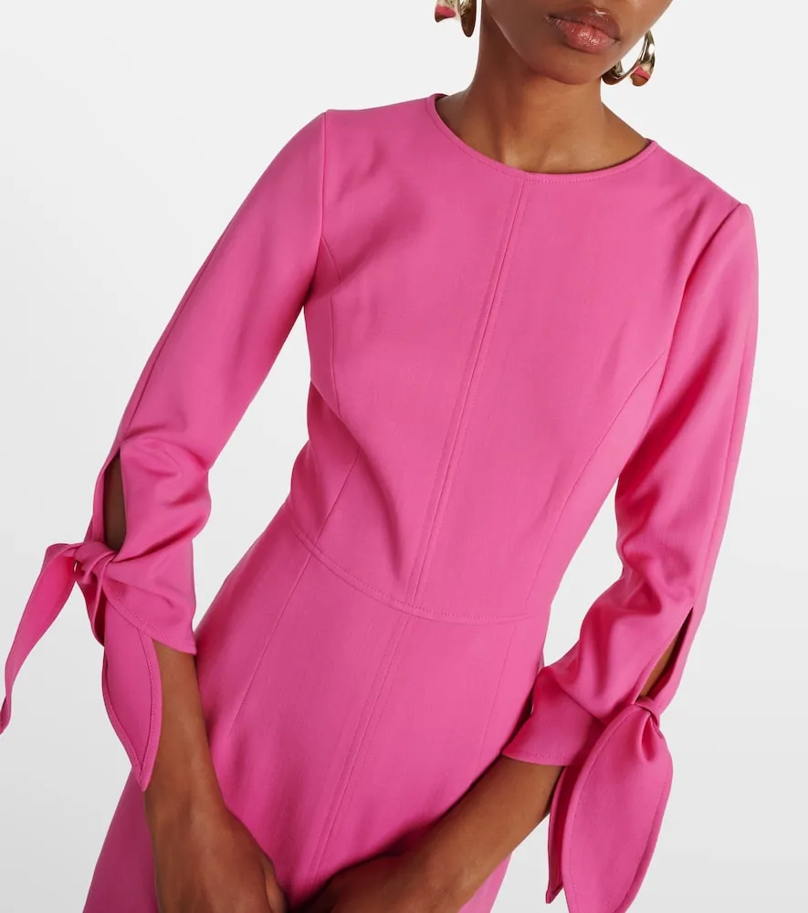 Carolina Herrera Wool-blend midi dress