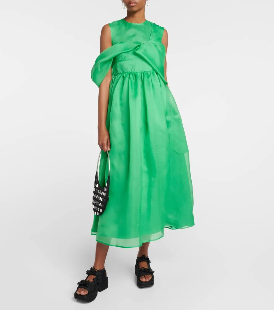 Cecilie Bahnsen Sidney silk midi dress