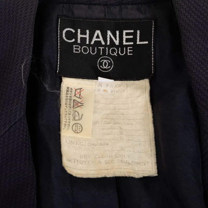 Chanel Cotton Double Button Tailored Jacket