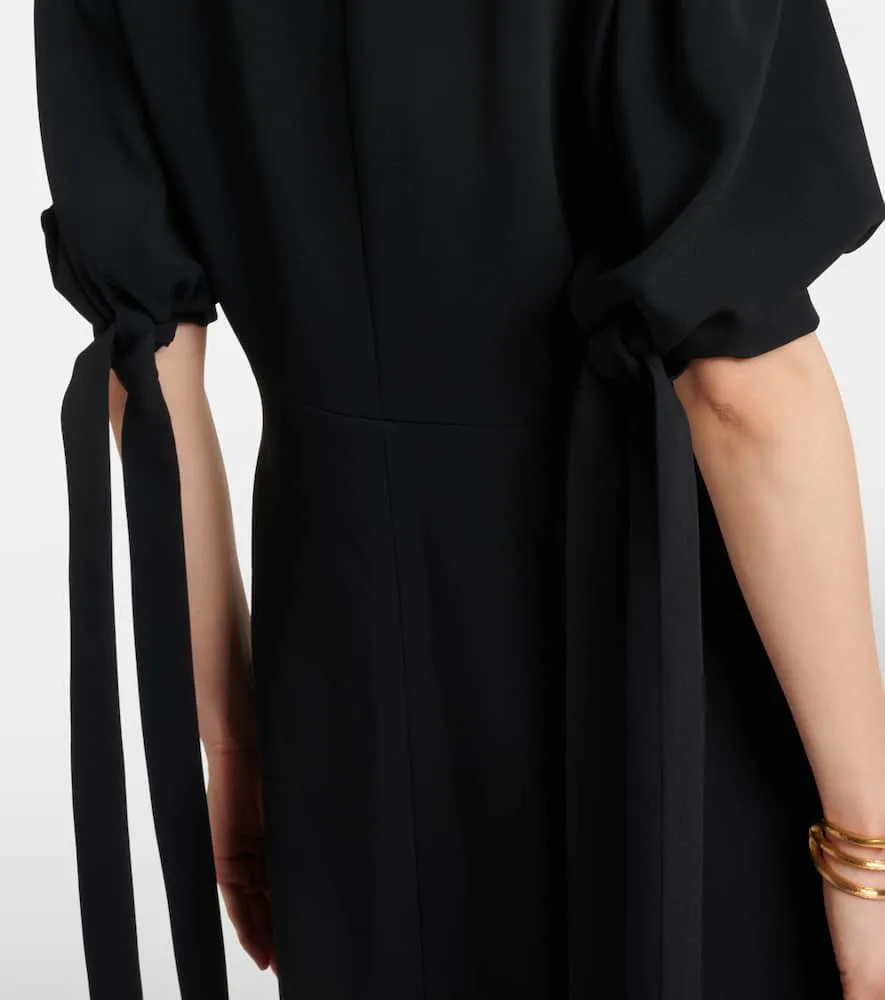 Chloe Balloon-sleeve cr√É¬™pe minidress
