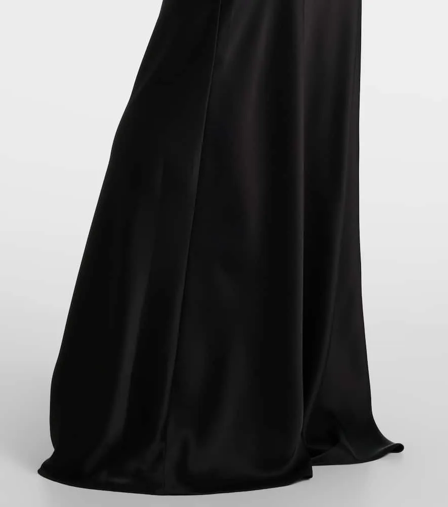 David Koma Embellished satin gown