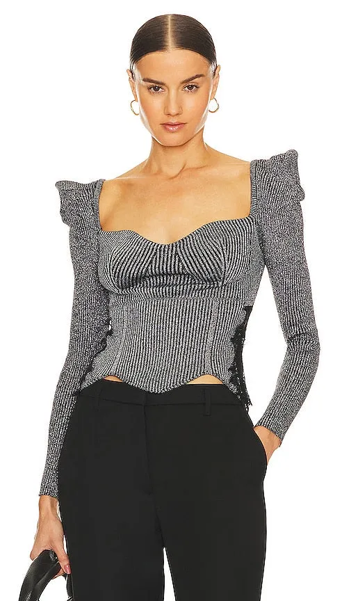 ELLIATT Cassie Top in Black