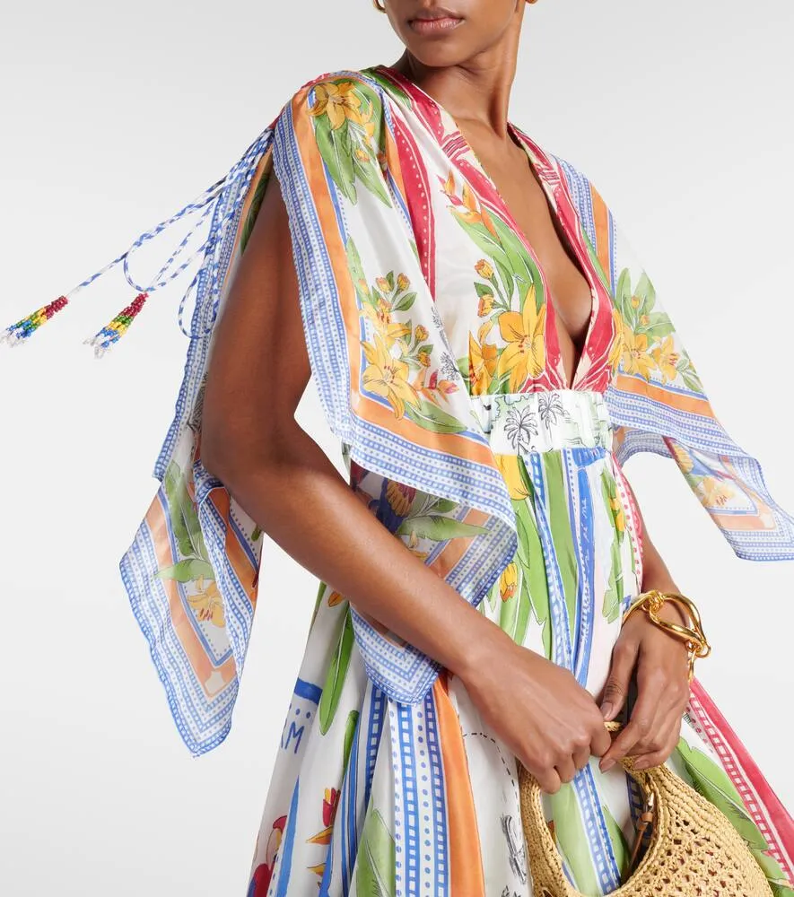Farm Rio Tropical Destination maxi dress