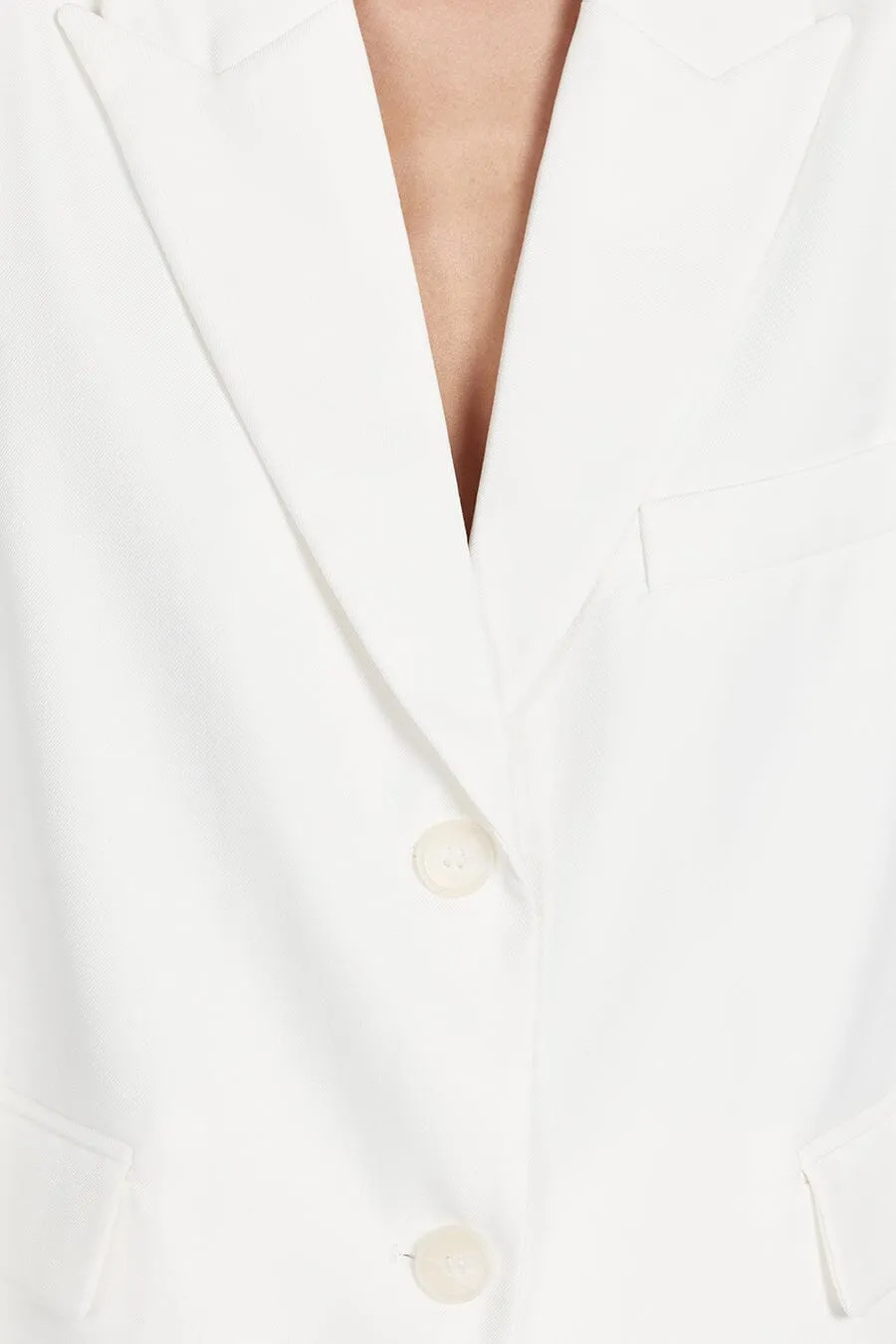 HARLEY WHITE OVERSIZED BOYFRIEND BLAZER