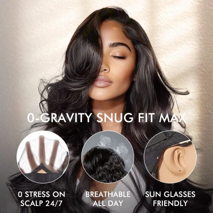 Luvme All-Day Comfort Wig 200% Density Brown Highlight Loose Body Wave Glueless Minimalist HD Lace Wig Pre-Cut Lace
