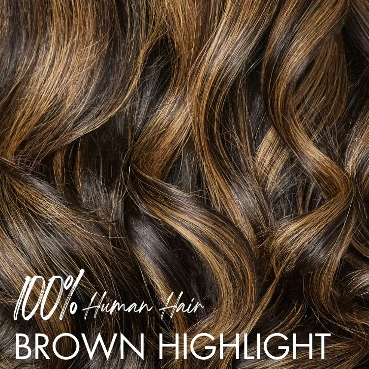 Luvme All-Day Comfort Wig 200% Density Brown Highlight Loose Body Wave Glueless Minimalist HD Lace Wig Pre-Cut Lace