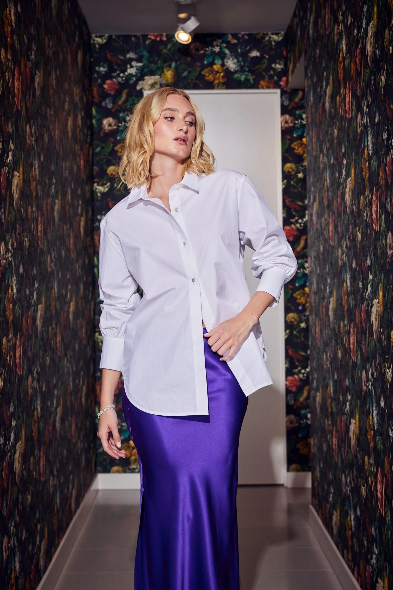 Marcia Oversized Shirt in White
