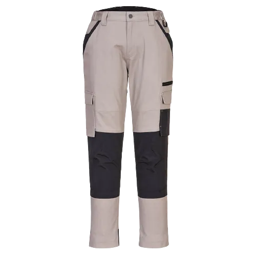 Portwest Ladies Stretch Slim Fit Trade Pants Cotton Cargo Pants Comfort LP402