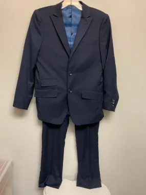 T.O. Fine Clothing Size 14 Blue Polyester Blend Big Boys Suits